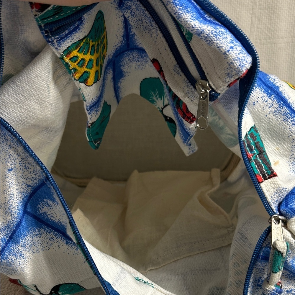 Colorful Seashell Patterned Tote Bag - Picture 6 of 13